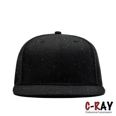 black blank acrylic snapback cap high quality cheap price