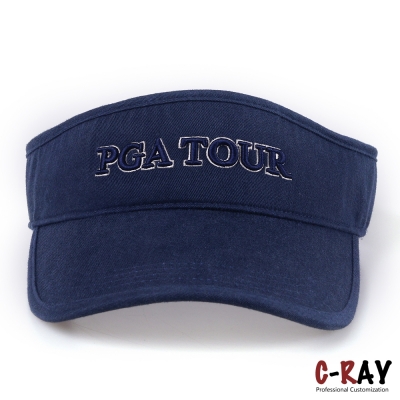 OEM Sports Cotton Sun Visor cap with embroidery logo