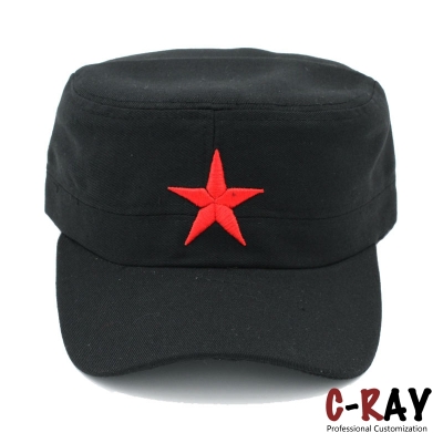 Custom Embroidery Military Cap High Quality Cotton Army Hats
