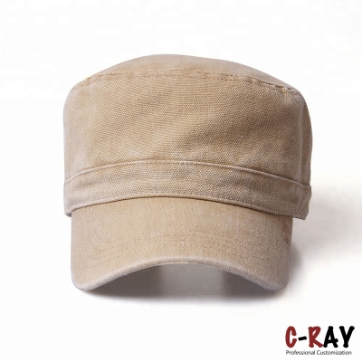 Cotton Canvas Custom Blank Military Army Hat