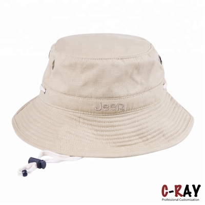 2019 Custom cotton fishing unisex bucket hat for men