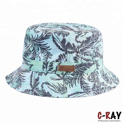 New products printed floppy summer bucket hat cheap